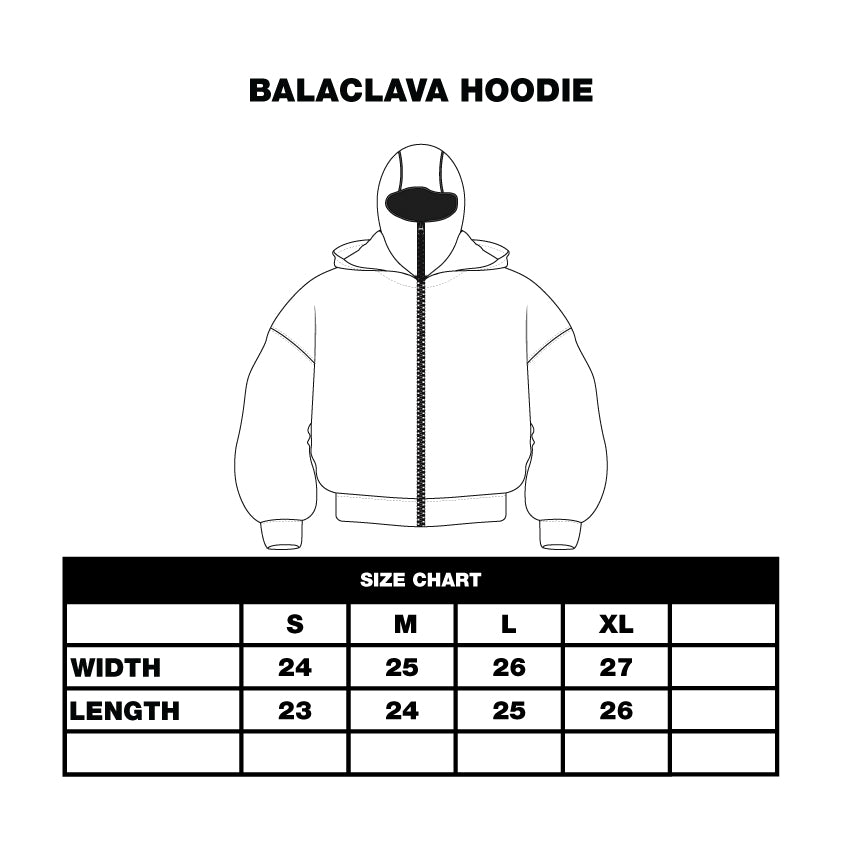 OMERTA BALACLAVA HOODIE
